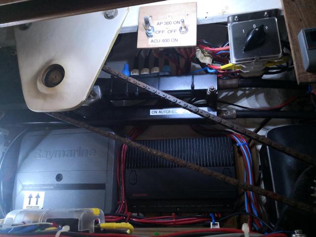 Chnageover switch in place