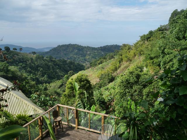 Mountain lodge view 2