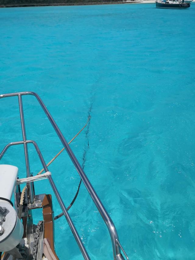 Staniel Cay Clear water