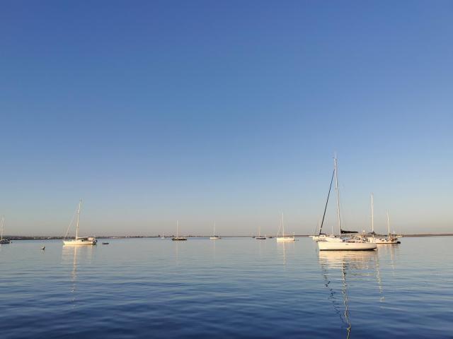 Rio Formosa anchorage